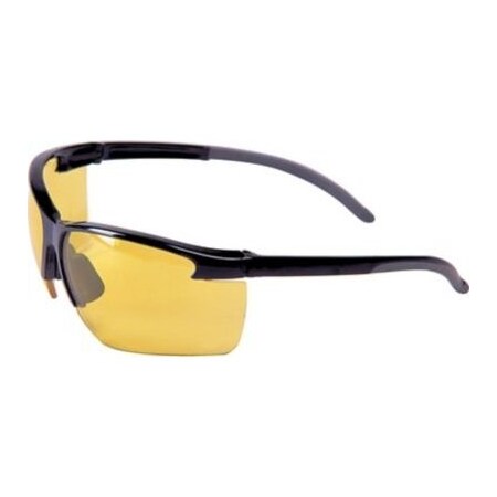 Msa Safety Pyrenees Spectacles, Amber, Low Light, Anti-Fog 10033740